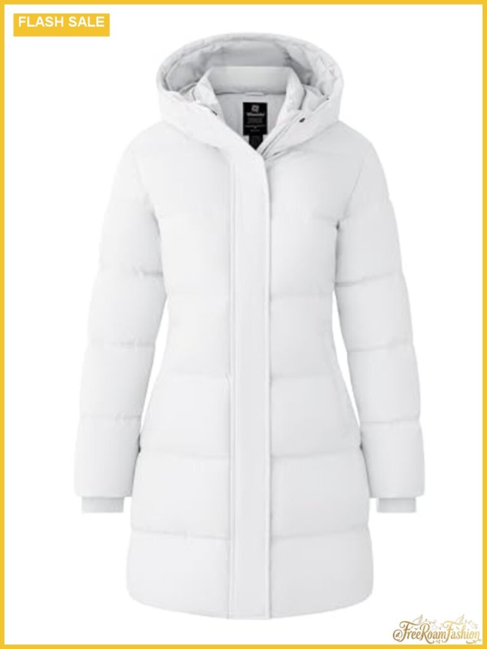 Women's Long Quilted Puffer Parka Winter Coat Hooded Waterproof Warm